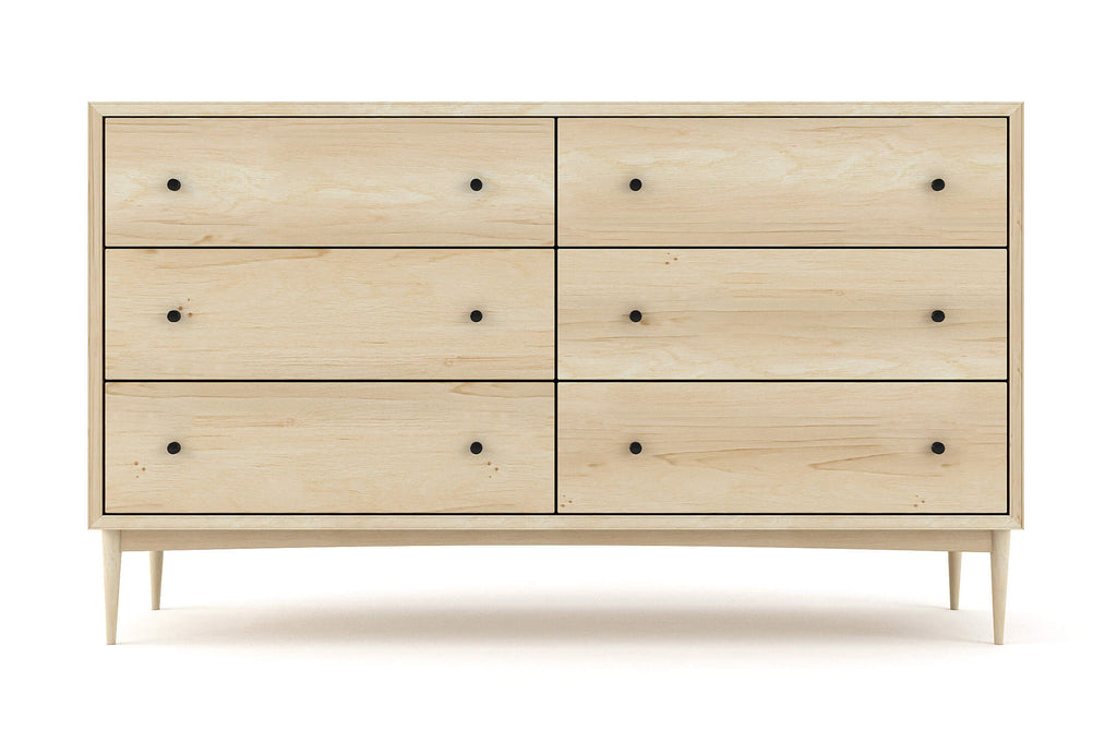 Atten 6-Drawer Wide Dresser