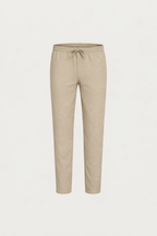 Linen Bayside Trousers Beige