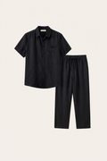 Trento Linen Set Black/Black
