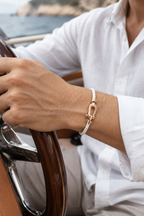 Aurelio Bracelet White / Rose Gold