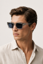 Lucent Square Transperent Gray