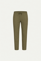Linen Bayside Trousers Olive
