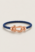 Aurelio Bracelet Navy / Rose Gold