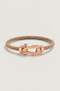 Aurelio Bracelet Light Brown / Rose Gold