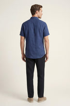 Trento Linen Set Blue/Black