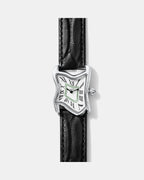 Square Melting Watch Small Silver