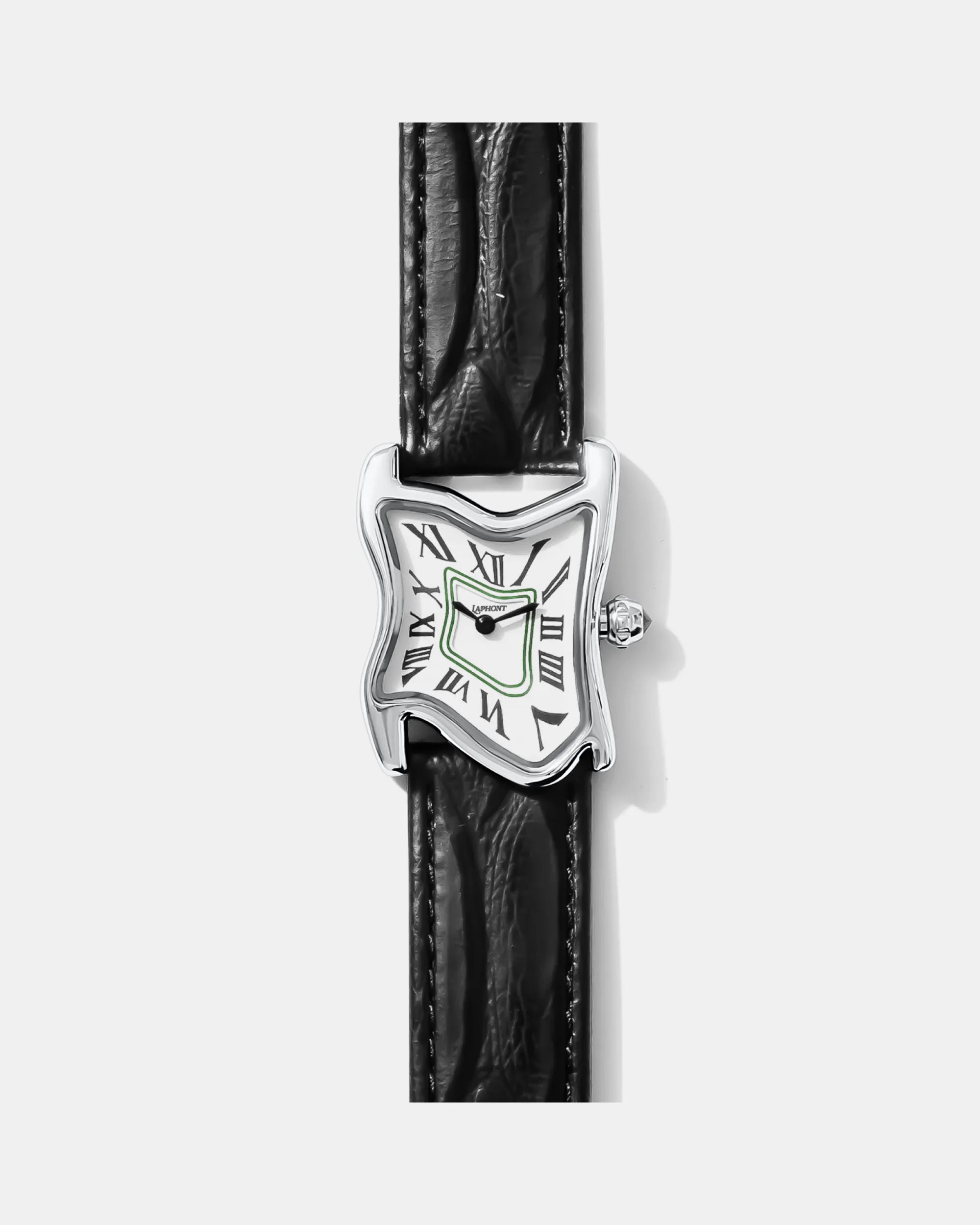 Square Melting Watch Small Silver