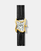 Square Melting Watch Small Gold