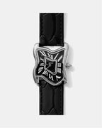 Square Melting Watch Large Silver