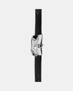 Square Melting Watch Small Silver
