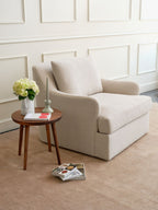 Kaydan Swivel Chair in Natural Latex