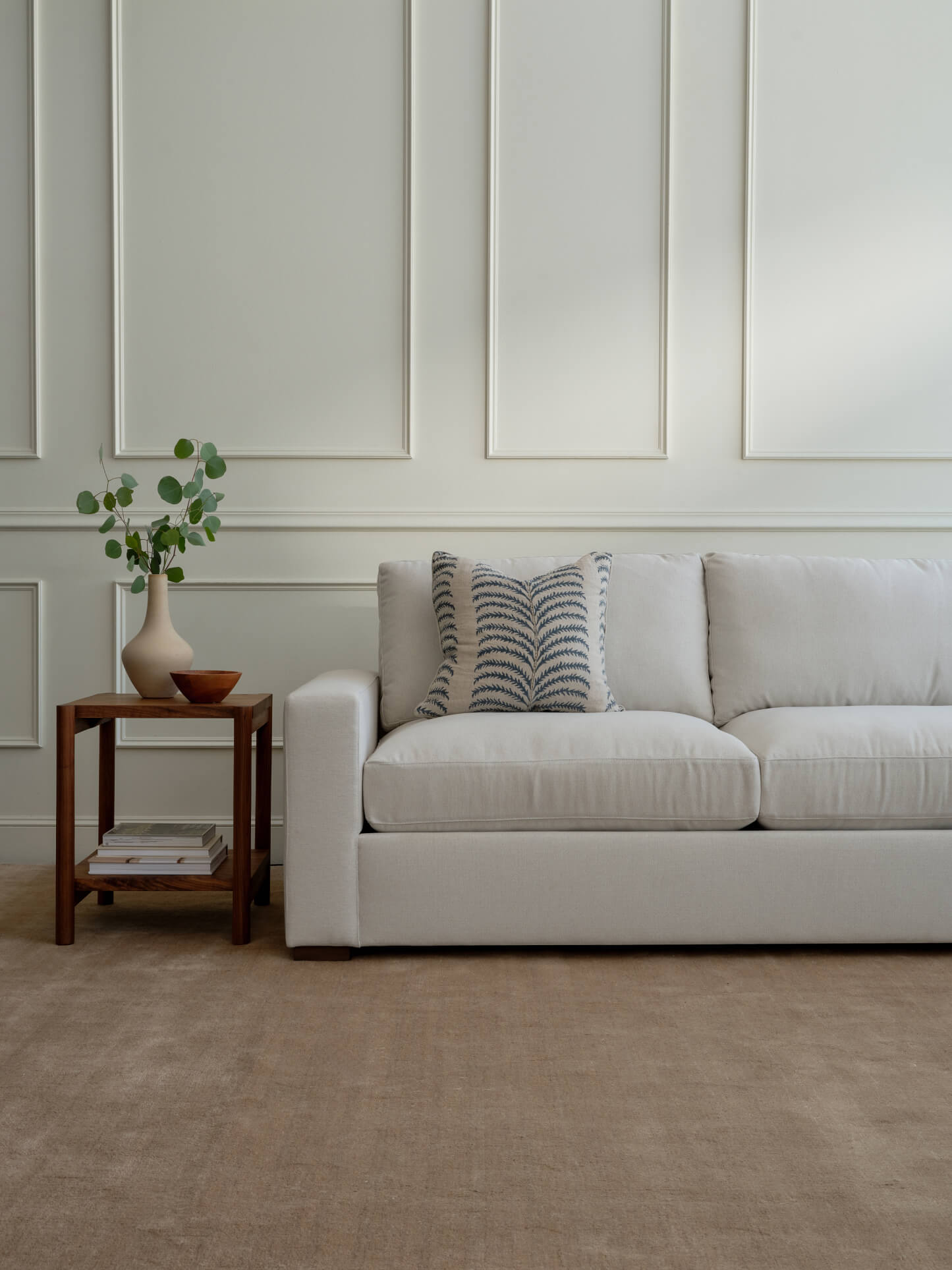 Rio Chaise Sleeper Sectional in Natural Latex