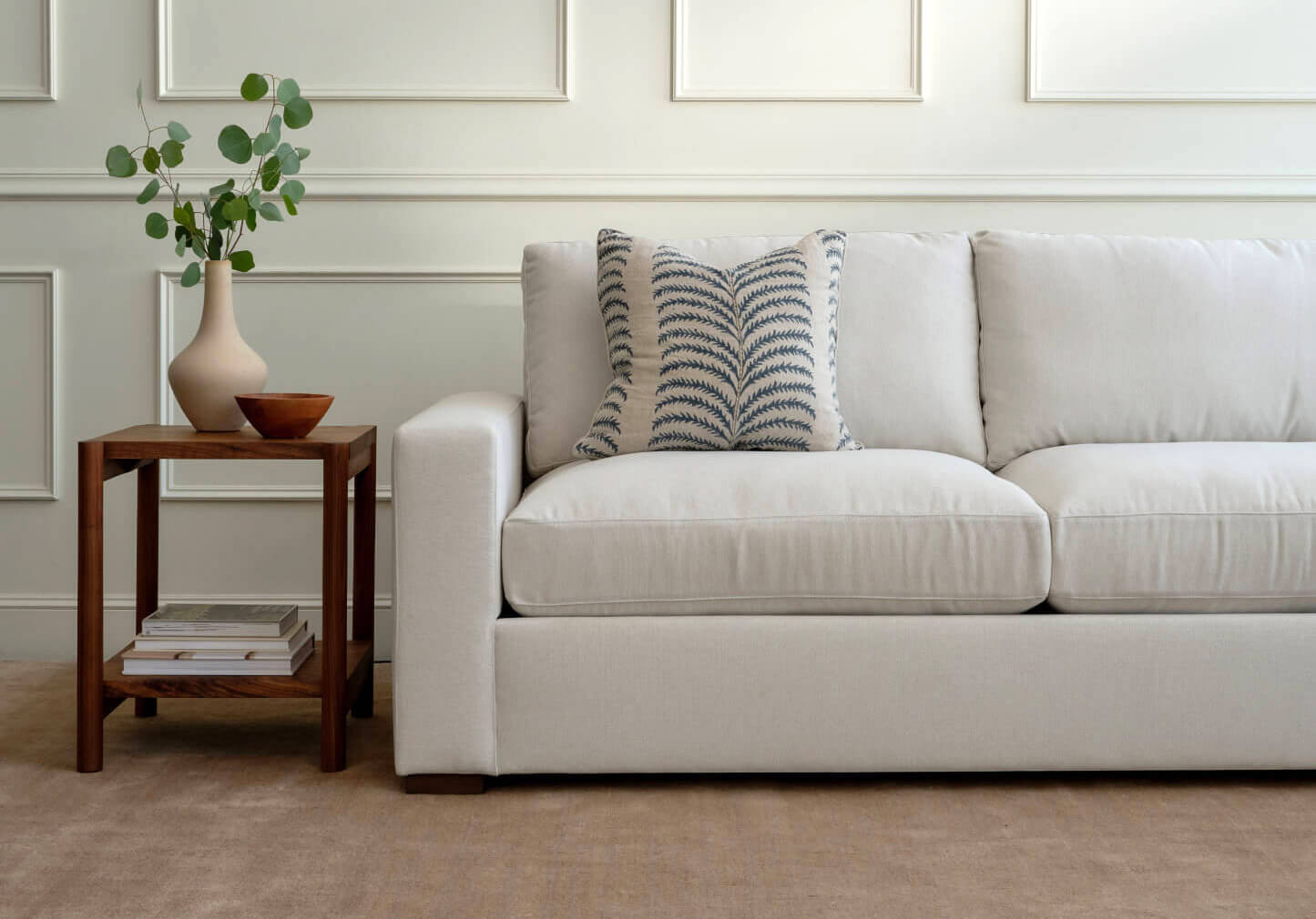 Rio Chaise Sleeper Sectional in Natural Latex