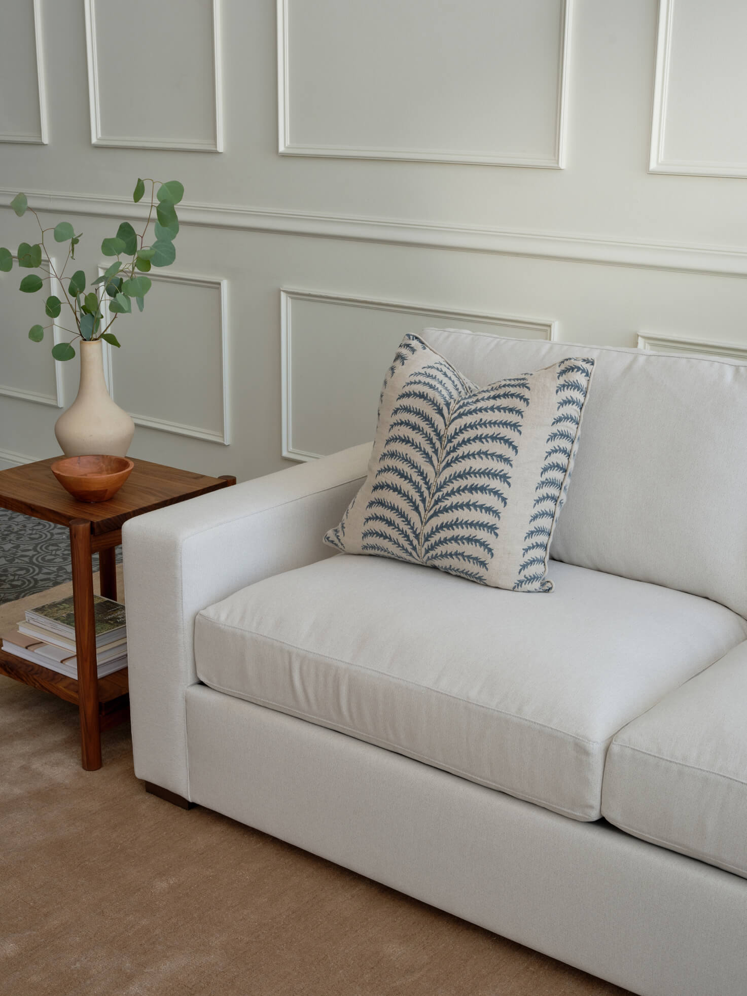 Rio Chaise Sleeper Sectional in Natural Latex