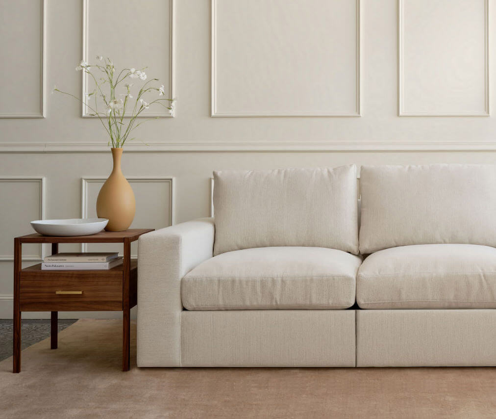 Rio Plush Modular Corner Sectional in Natural Latex
