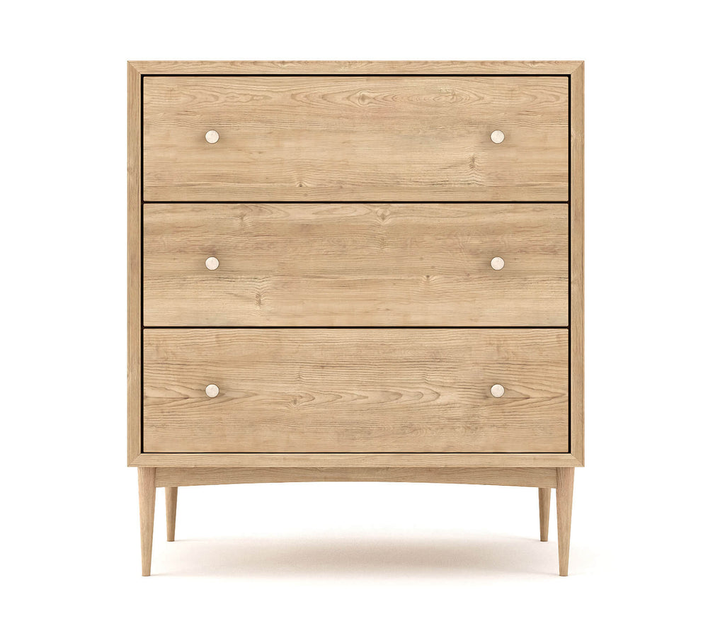 Atten 3-Drawer Tall Dresser