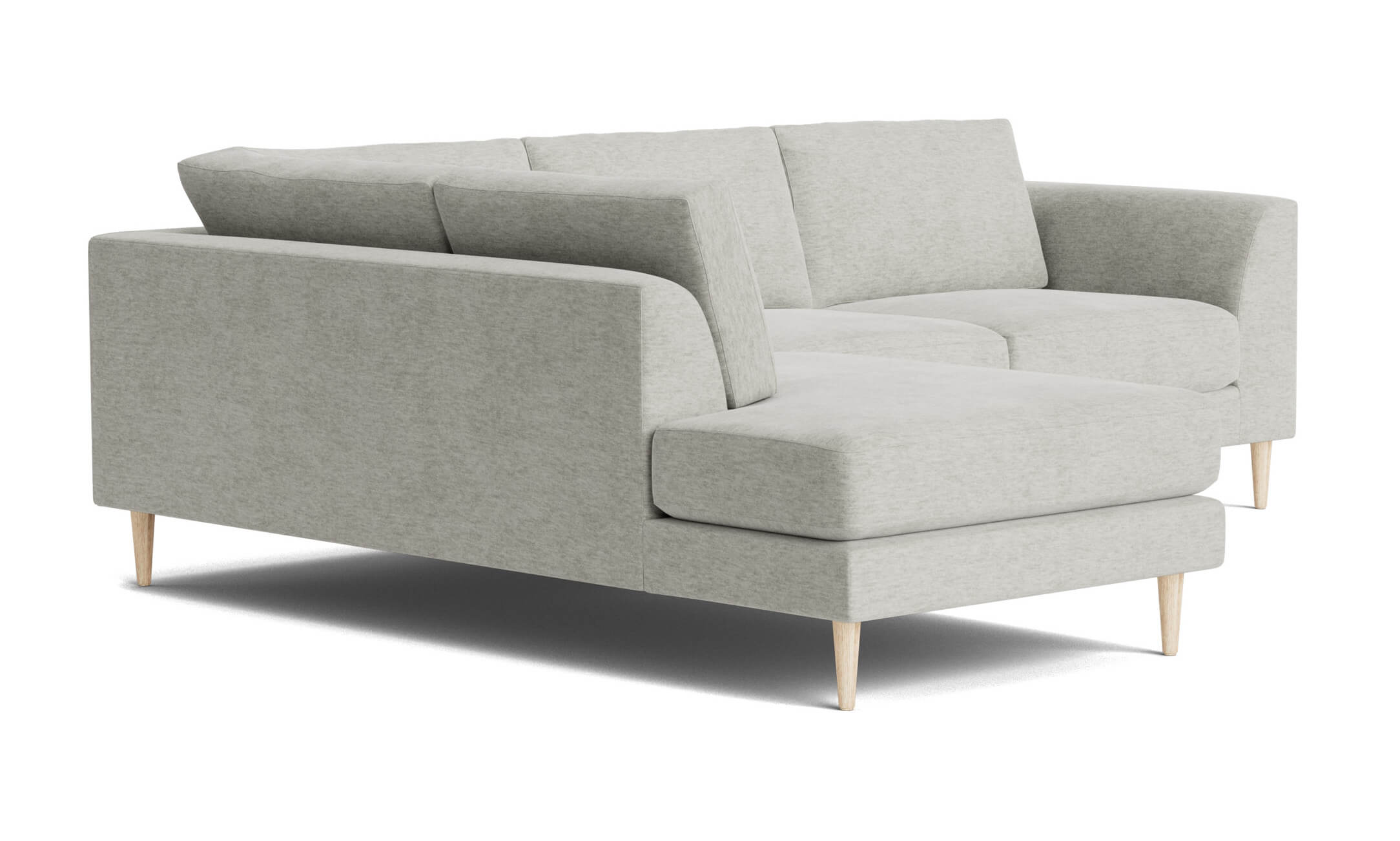 Dekayess Bumper Sectional in Natural Latex