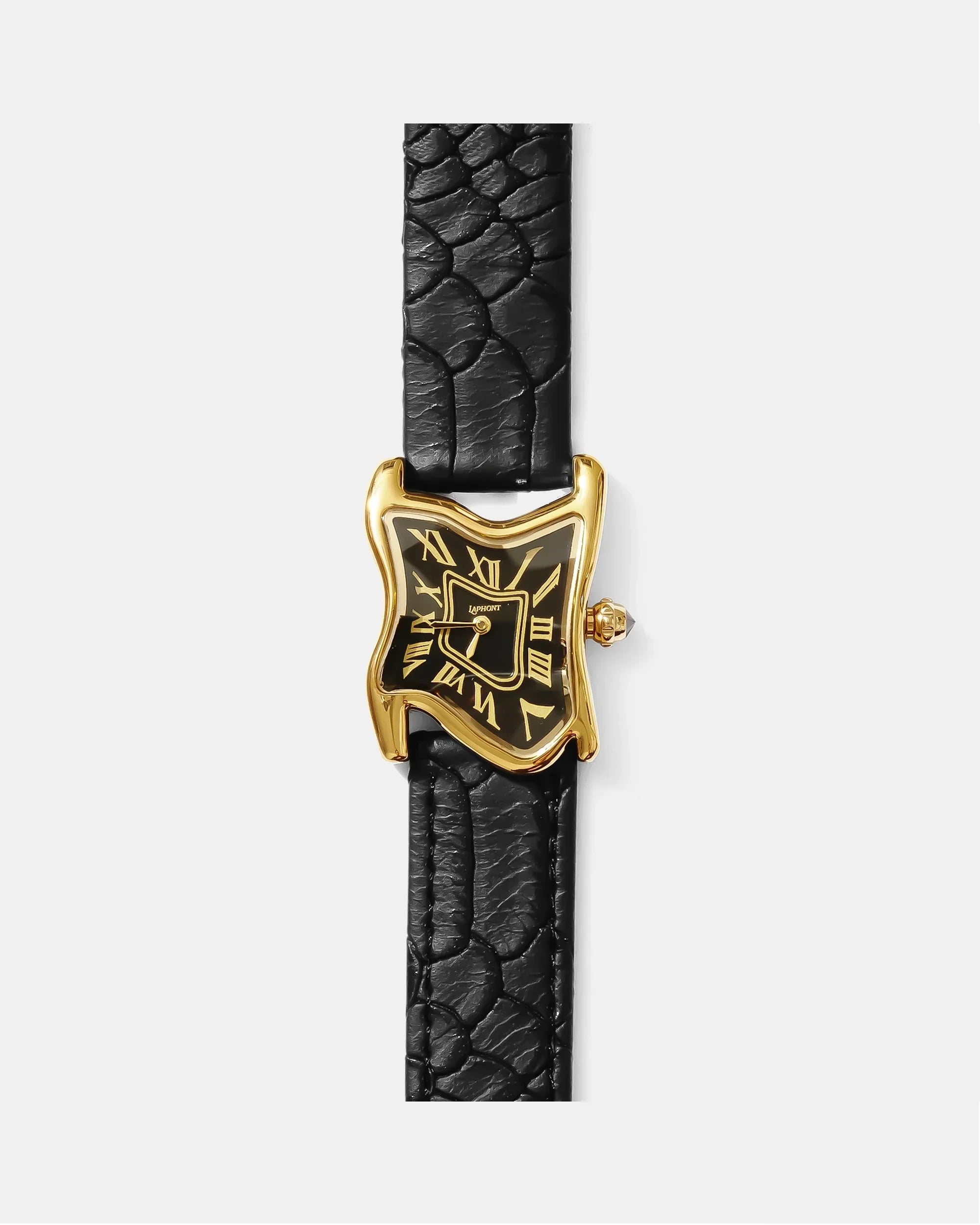 Square Melting Watch Small Gold