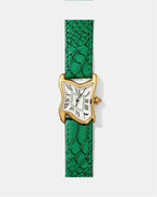 Square Melting Watch Small Gold