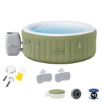 KIT TOUT INCLUS BESTWAY : spa gonflable rond 4 places et accessoires