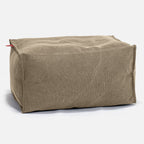 Kleiner Fußhocker Ersatz Bezug - Stonewashed-stoff