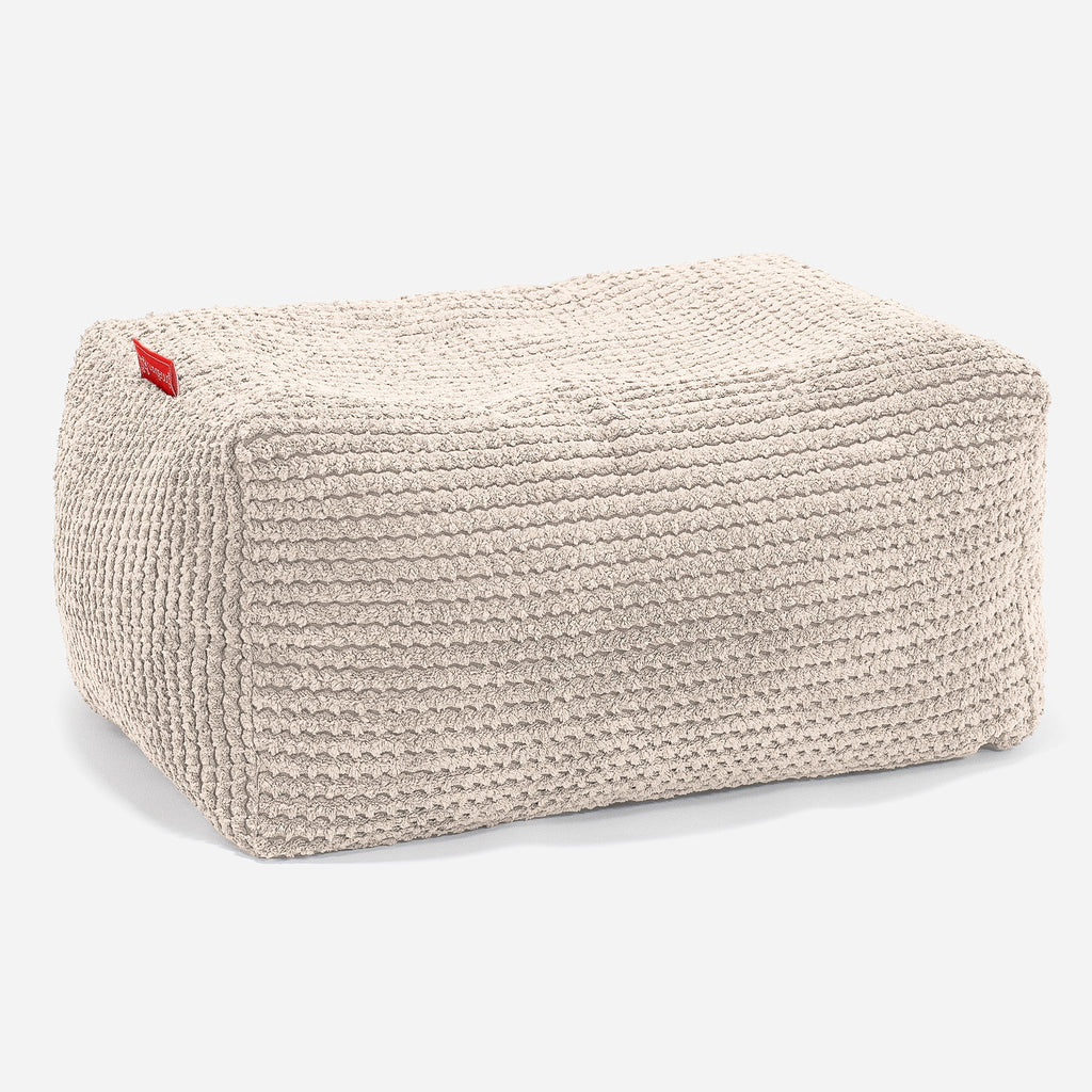 Kleiner Fußhocker Ersatz Bezug - Pom-Pom