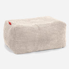 Kleiner Fußhocker Ersatz Bezug - Pom-Pom
