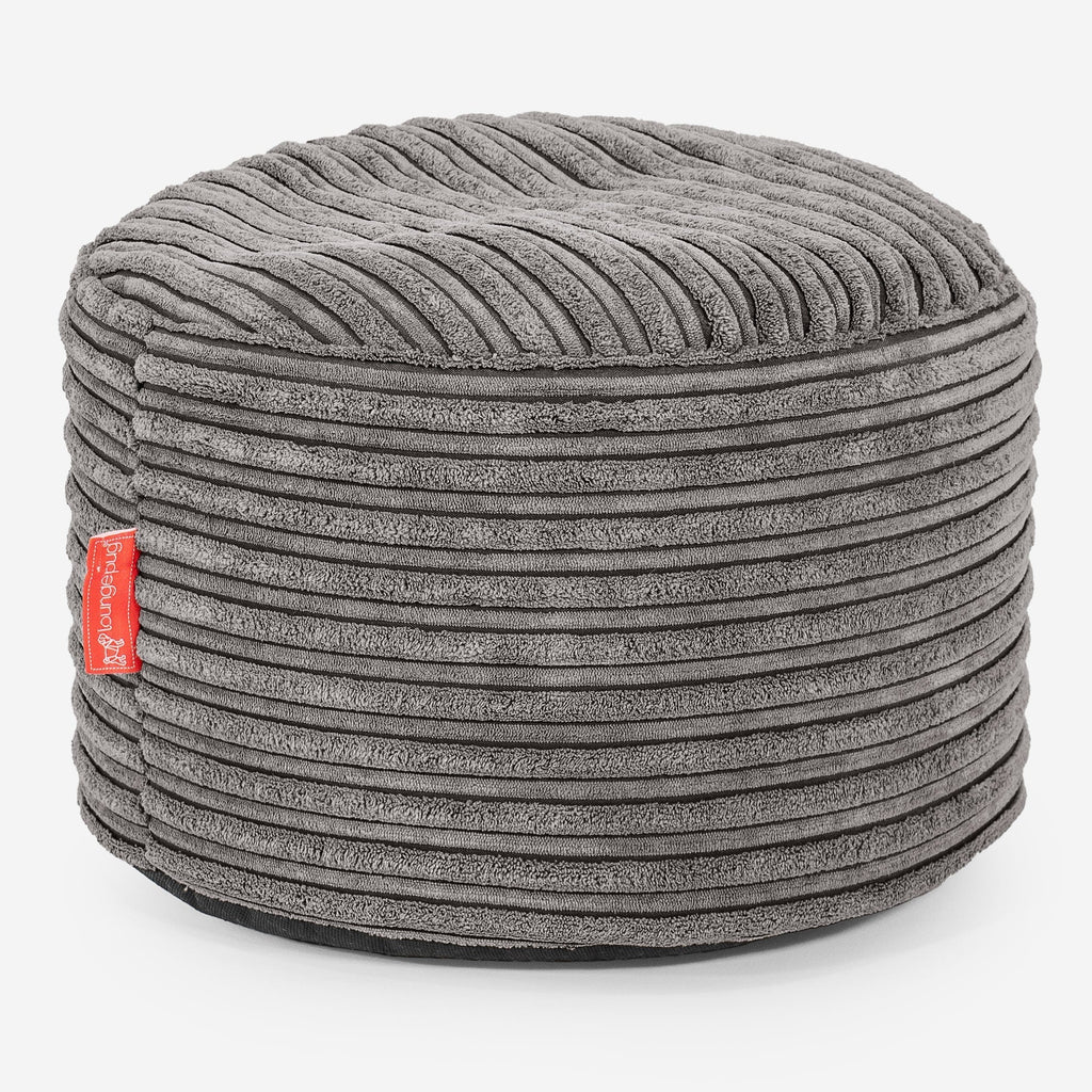 Kleiner runder Fußhocker Ersatz Bezug - Cord