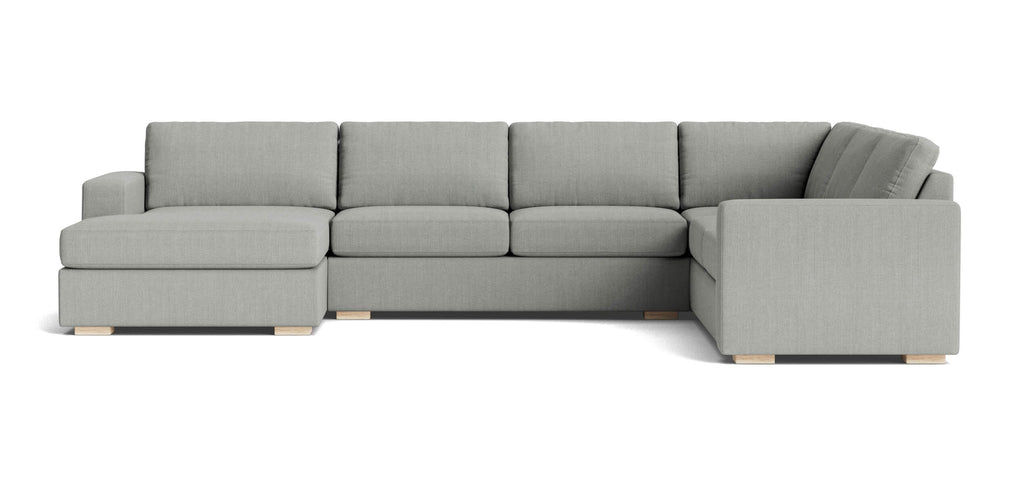 Rio Plush U Sectional in Natural Latex