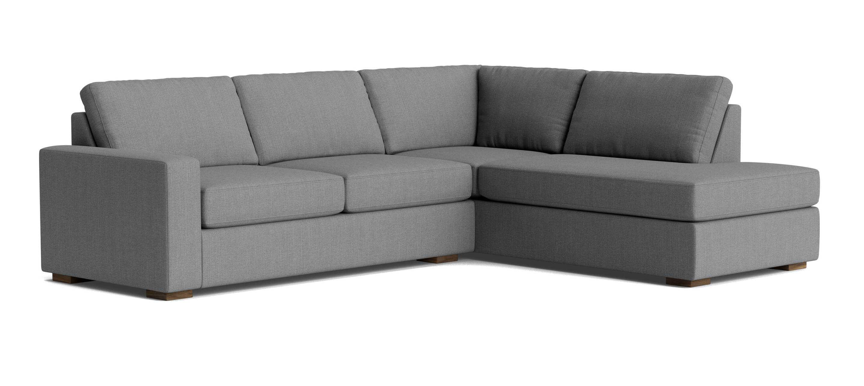 Rio Plush Bumper Sectional