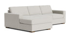Rio Plush Chaise Sectional in Natural Latex