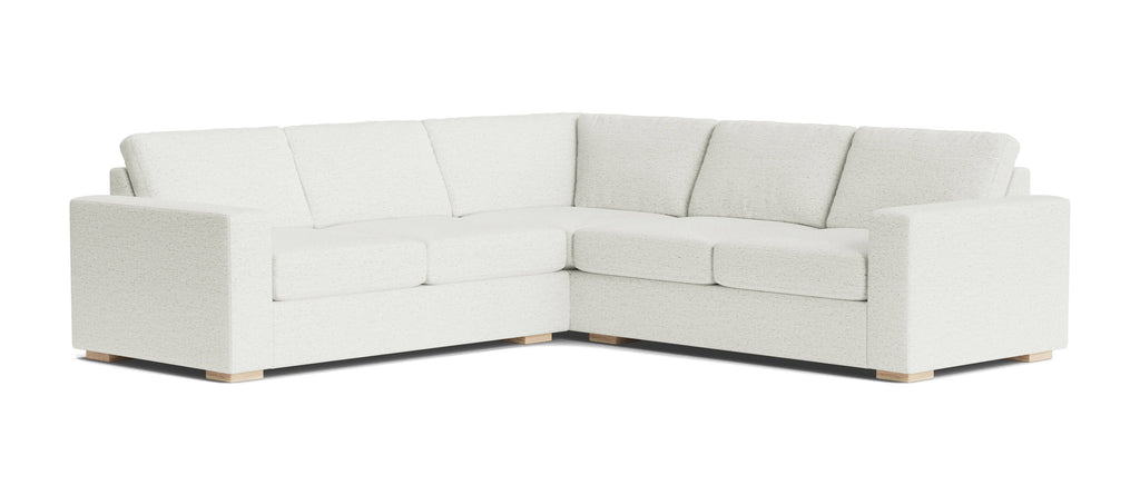 Rio Plush Corner Sectional in Natural Latex
