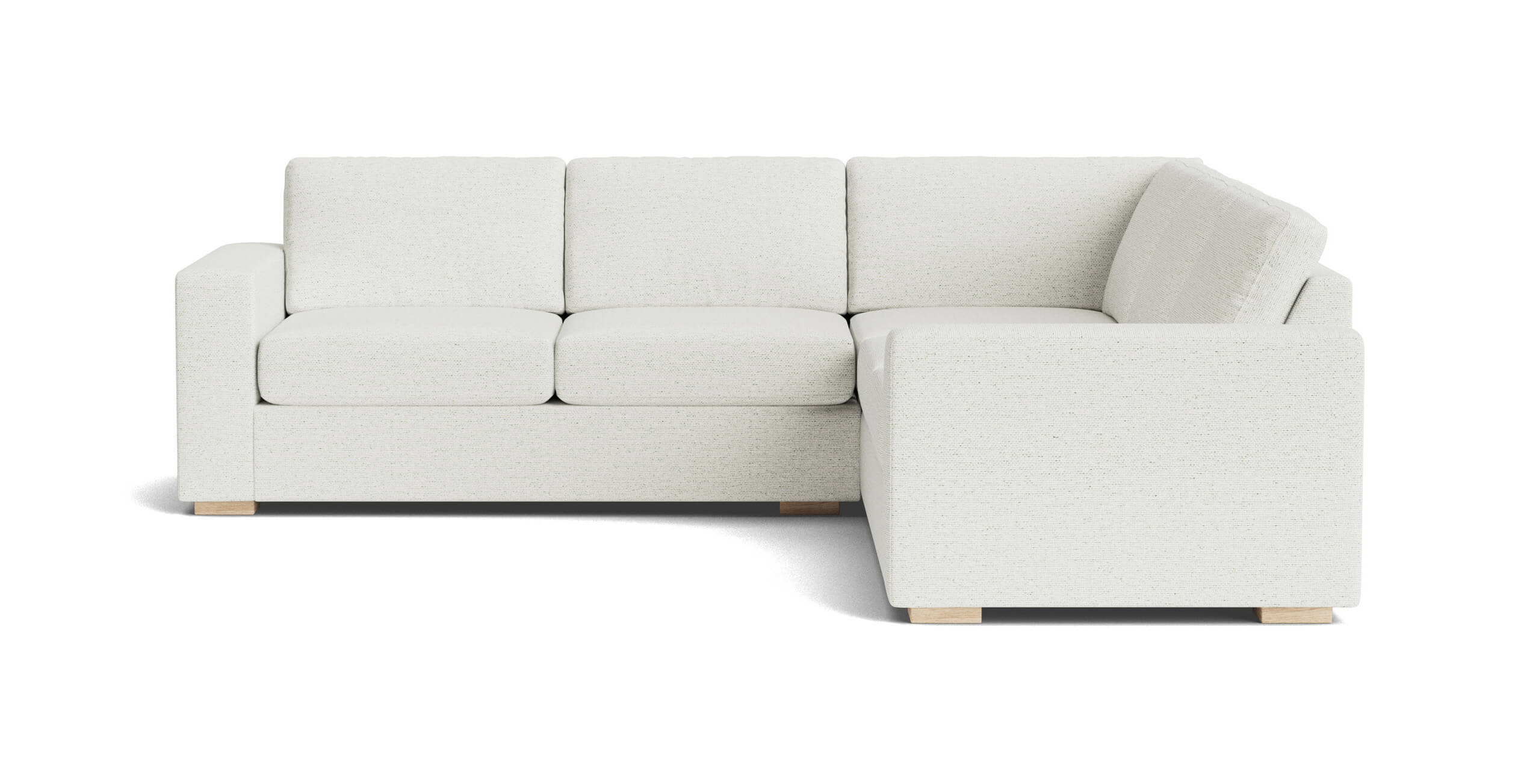 Rio Plush Corner Sectional in Natural Latex