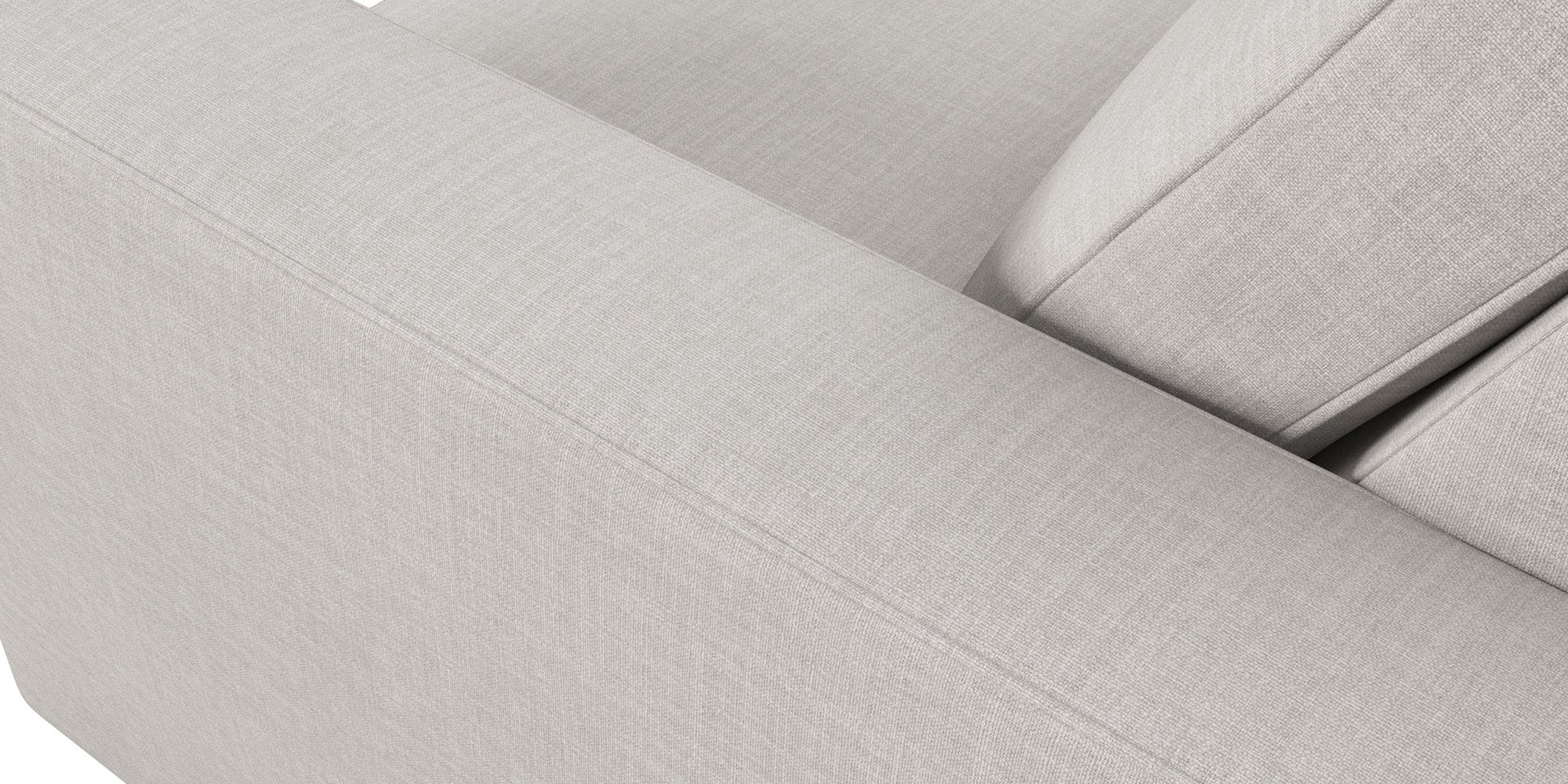 Rio Plush Bumper Sectional