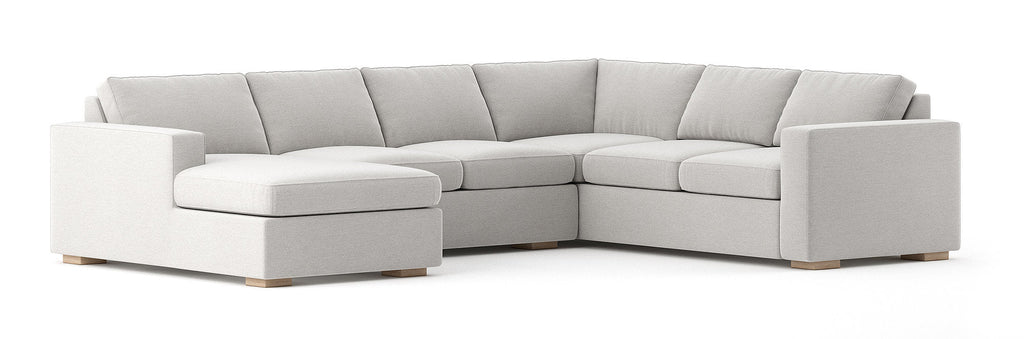 Rio Plush U Sectional in Natural Latex