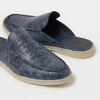 Slate Blue Croco Mule Yacht | LIMITED EDITION